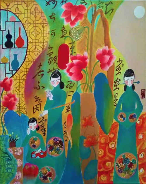 她用画笔营造的遗世独立的艺术空间